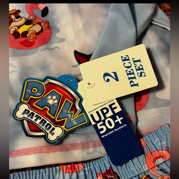 Nickelodeon’s Paw Patrol 2Pc Child’s 12Month Swim Set Brand New With Tags! - Picture 5 of 7